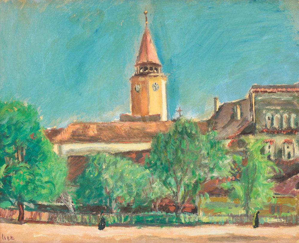 Landscape from Toledo (1930) - Iosif Iser Tablo