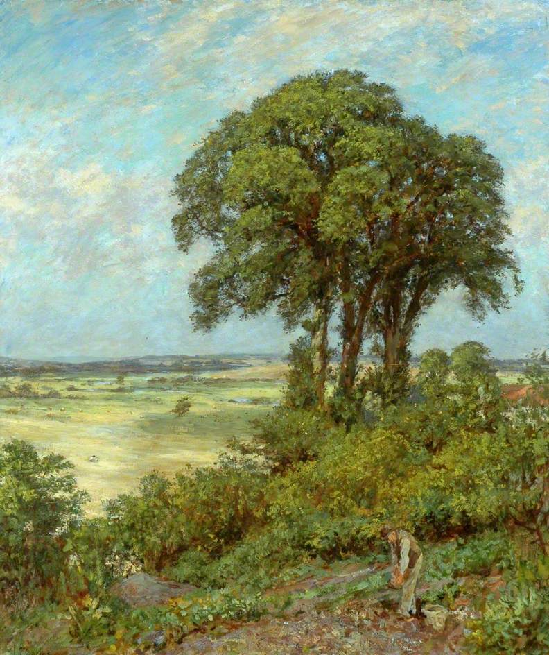 Landscape in Sussex - James Charles Tablo