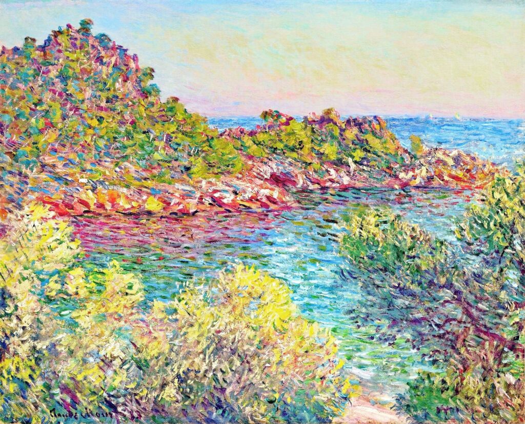 Landscape near Montecarlo (1883) - Claude Monet Tablo
