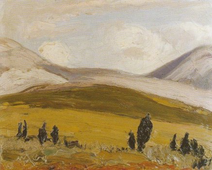 Landscape of Athens - Nikolaos Lytras Tablo