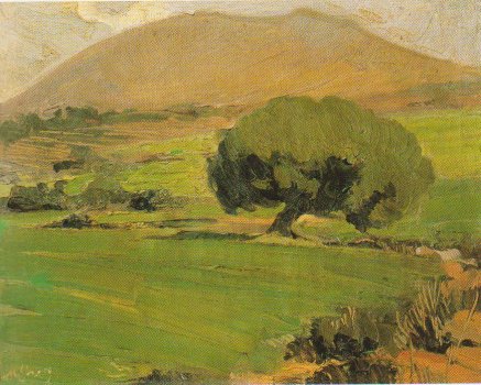Landscape of Attica - Nikolaos Lytras Tablo