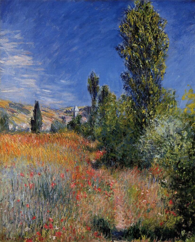 Landscape on the Ile Saint Martin (1881) - Claude Monet Tablo