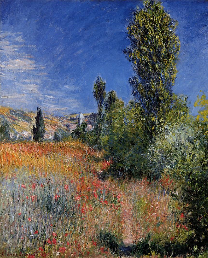 Landscape on the Ile Saint Martin (1881) - Claude Monet Tablo