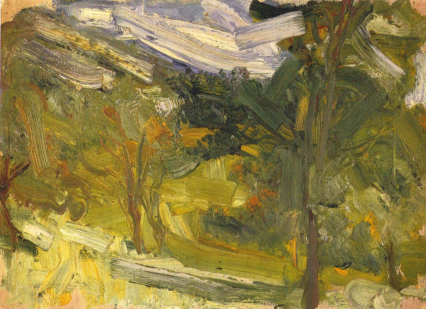 Landscape study (1907) - Richard Gerstl Tablo