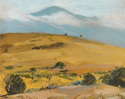 Landscape, Mountain Ymmitos - Nikolaos Lytras Tablo