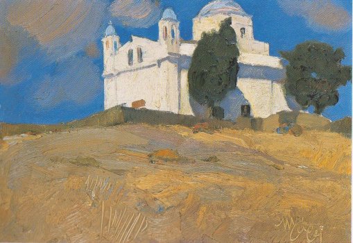 Landscape, Tinos - Nikolaos Lytras Tablo