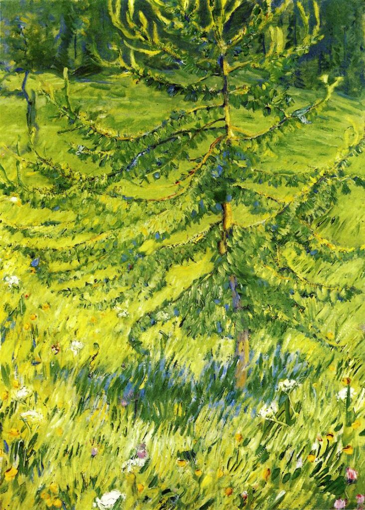 Larch Sapling (1908) - Franz Marc Tablo