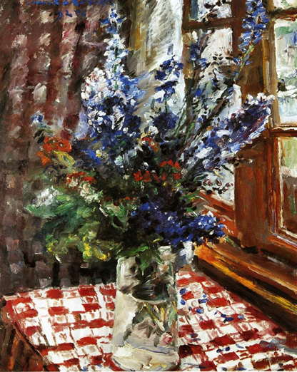 Larkspur (1924) - Lovis Corinth Tablo