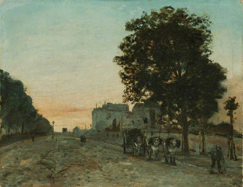 Le Boulevard Jourdan, Paris (1865) - Johan Jongkind Tablo