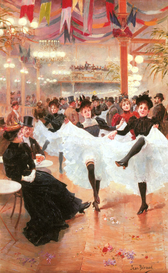 Le Cafe de Paris - Jean Béraud Tablo