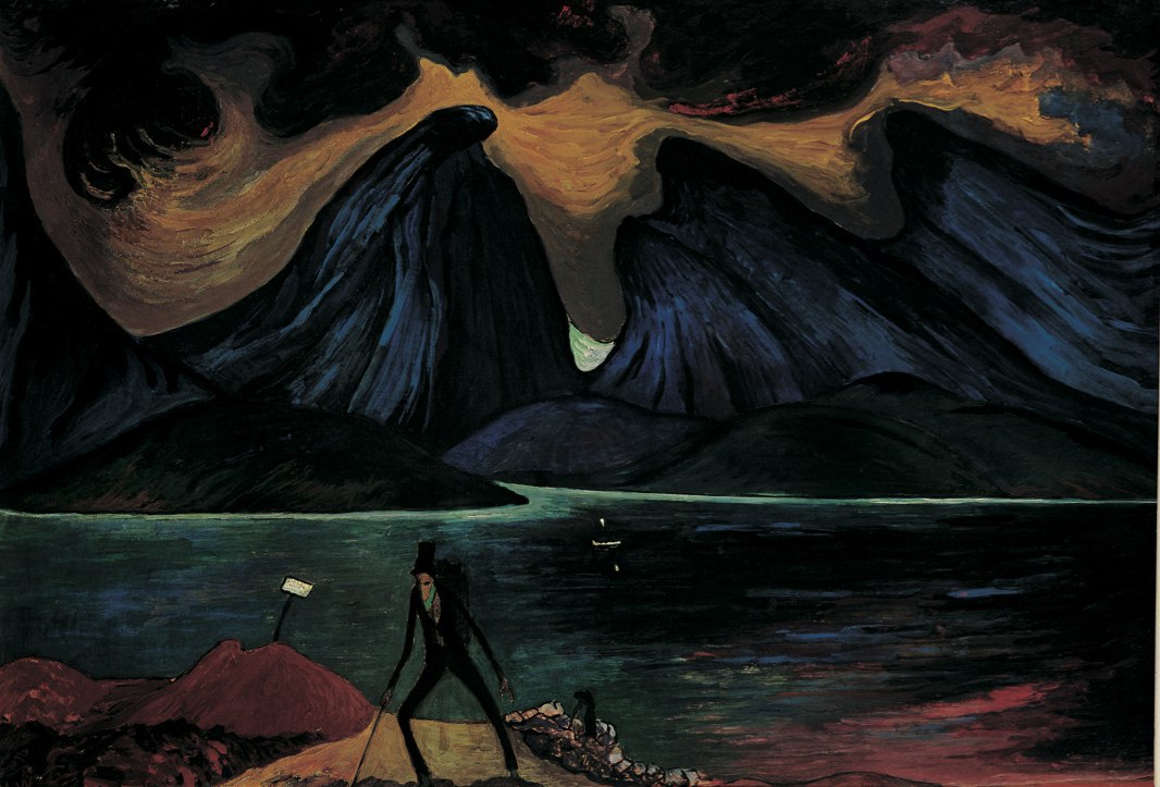 Le Chiffonnier (1917) - Marianne von Werefkin Tablo