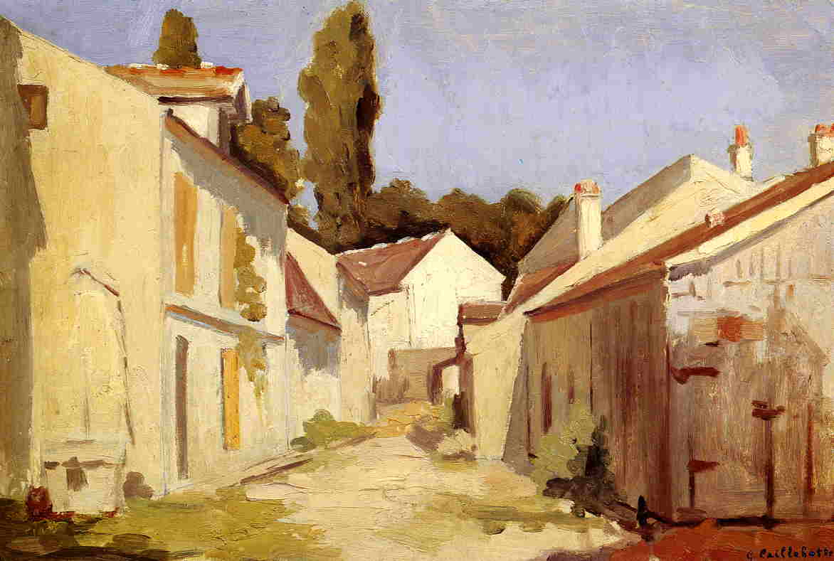 Le Clos des Abbesses (1871) - Gustave Caillebotte Tablo