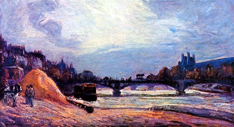 Le Pont des Arts (1878) - Armand Guillaumin Tablo
