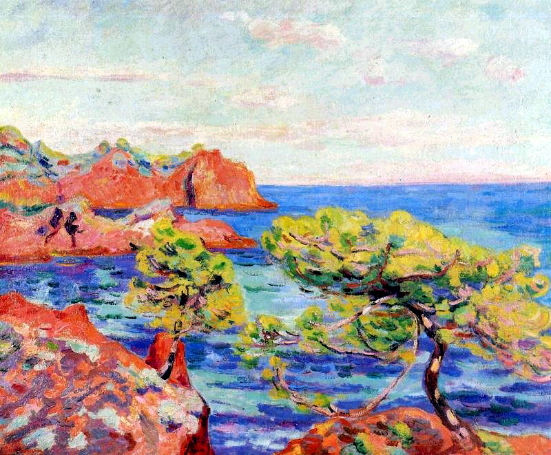 Le Trayas (1907) - Armand Guillaumin Tablo