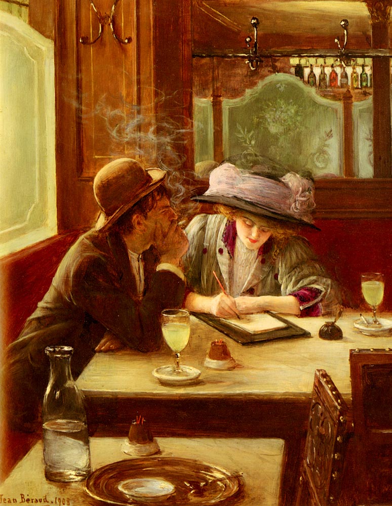 Le lettre (1908) - Jean Béraud Tablo
