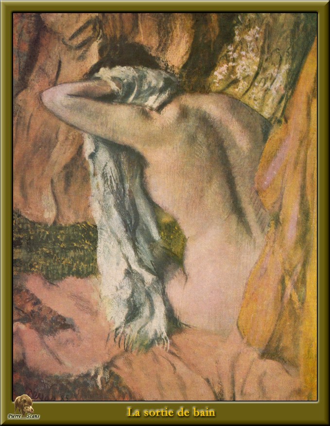 Leaving the Bath (1885) - Edgar Degas Tablo