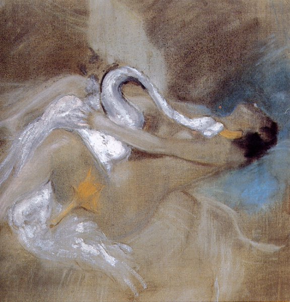 Leda with the swan (1884) - Giovanni Boldini Tablo