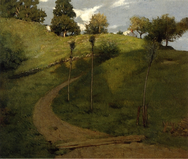 Lengthening Shadows (1887) - Julian Alden Weir Tablo