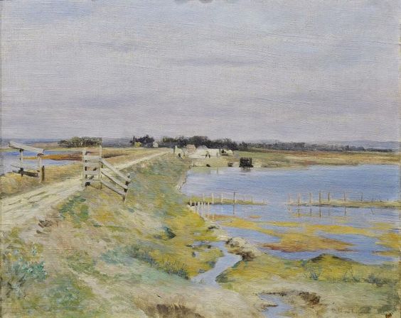 Les Marais Salants - Edward E. Simmons Tablo