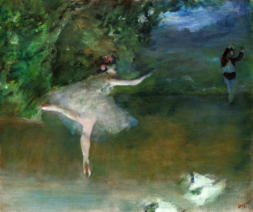 Les Pointes (1877) - Edgar Degas Tablo