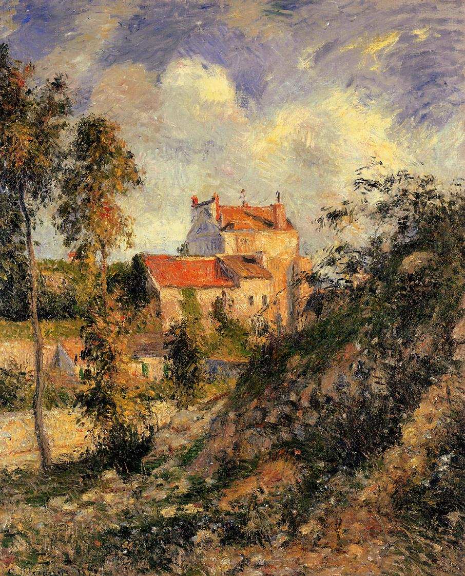 Les mathurins, Pontoise (1877) - Camille Pissarro Tablo