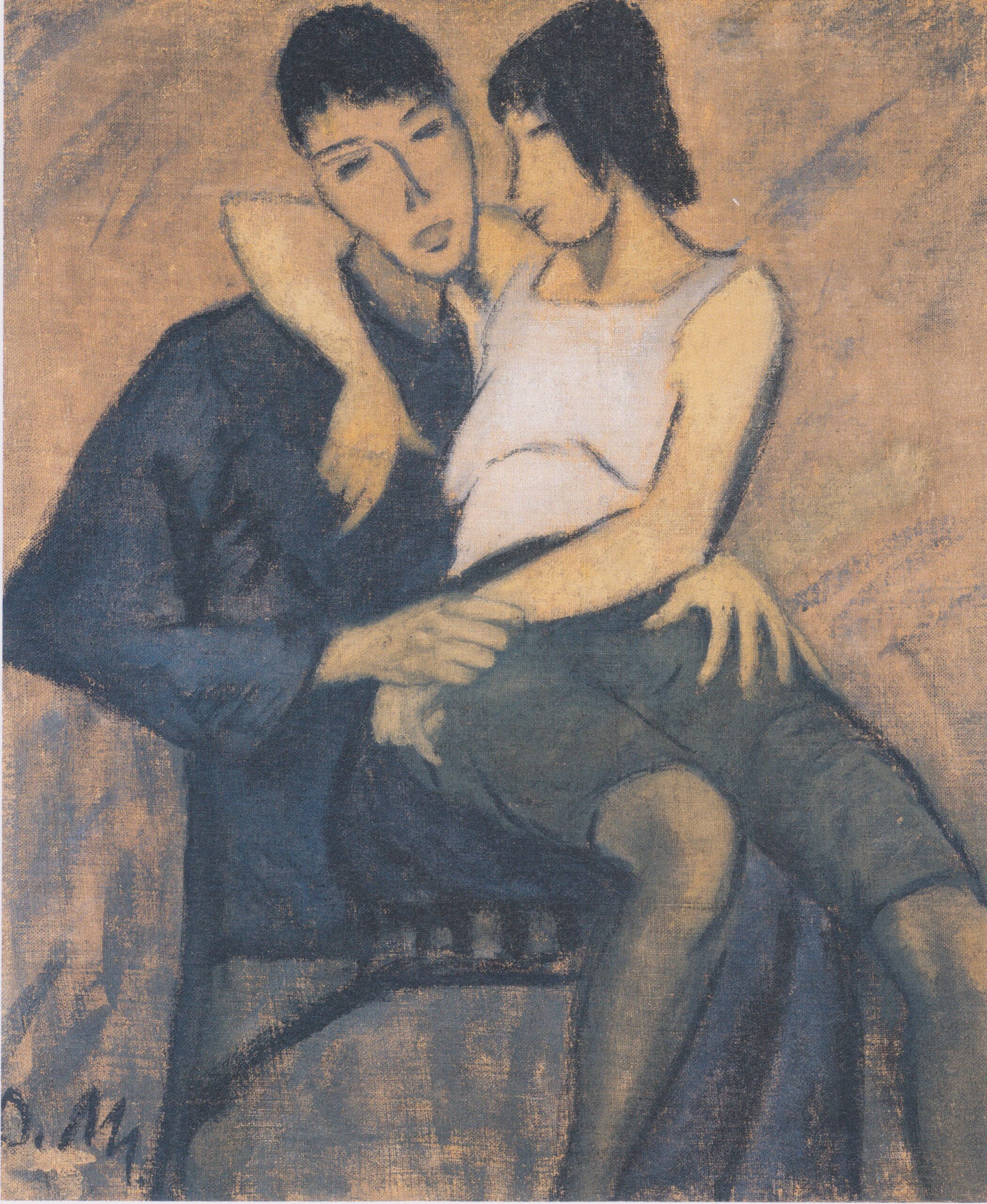 Liebespaar (1914) - Otto Mueller Tablo