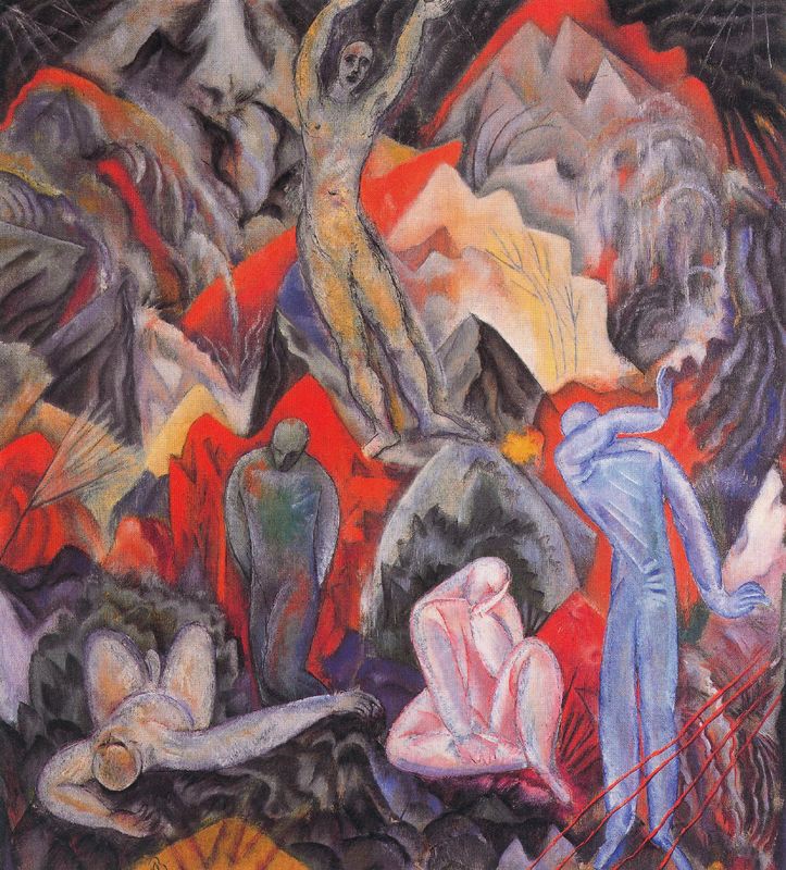 Lied I (1914) - Albert Bloch Tablo