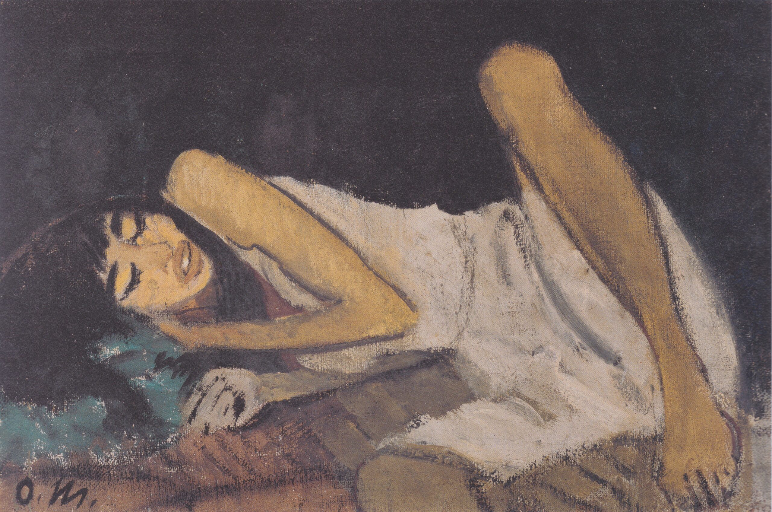 Liegende (1926) - Otto Mueller Tablo