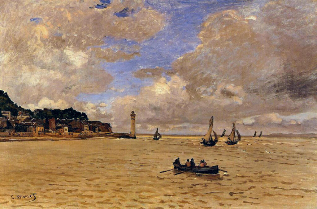 Lighthouse at the Hospice (1864) - Claude Monet Tablo