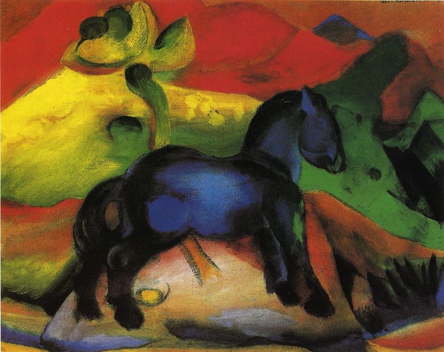 Little Blue Horse (1912) - Franz Marc Tablo