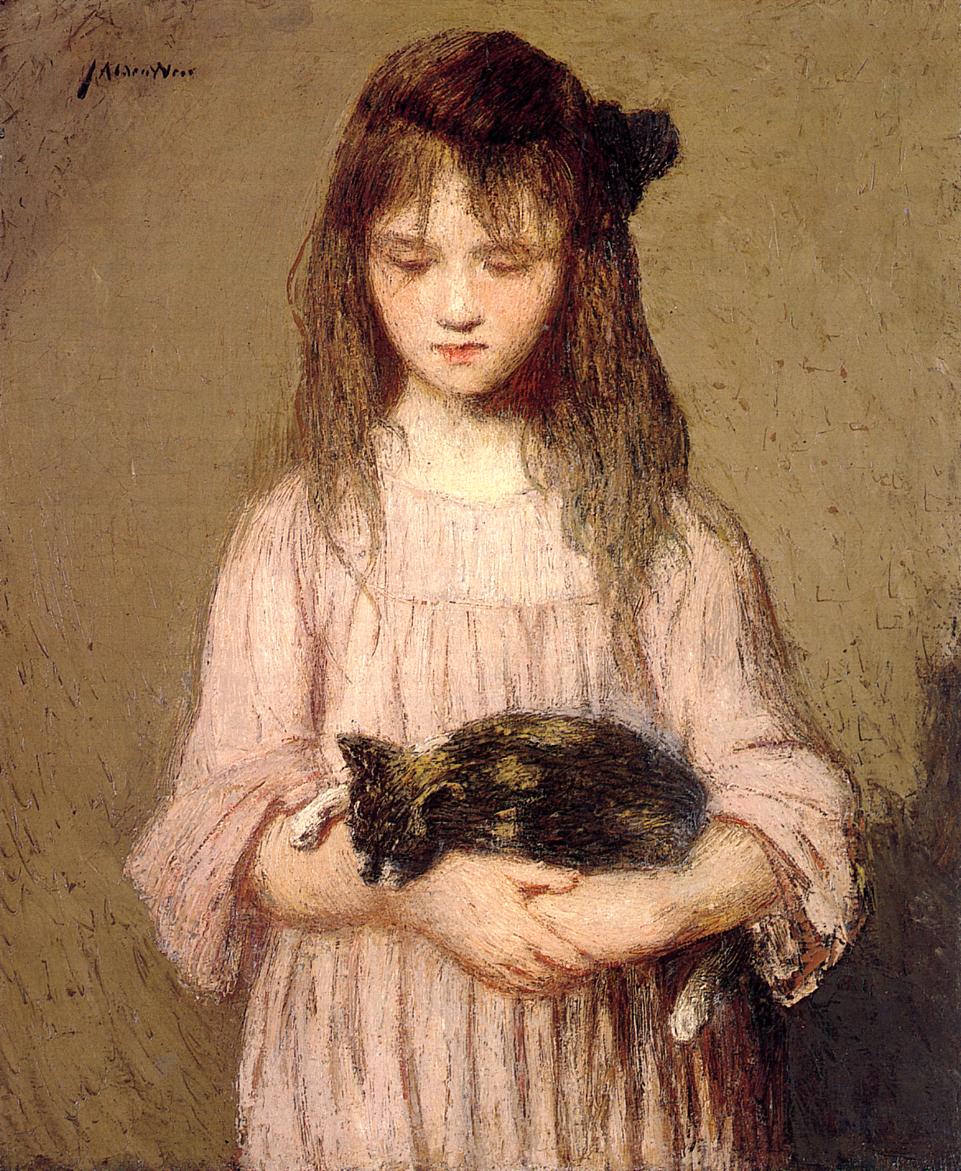 Little Lizie Lynch (1910) - Julian Alden Weir Tablo
