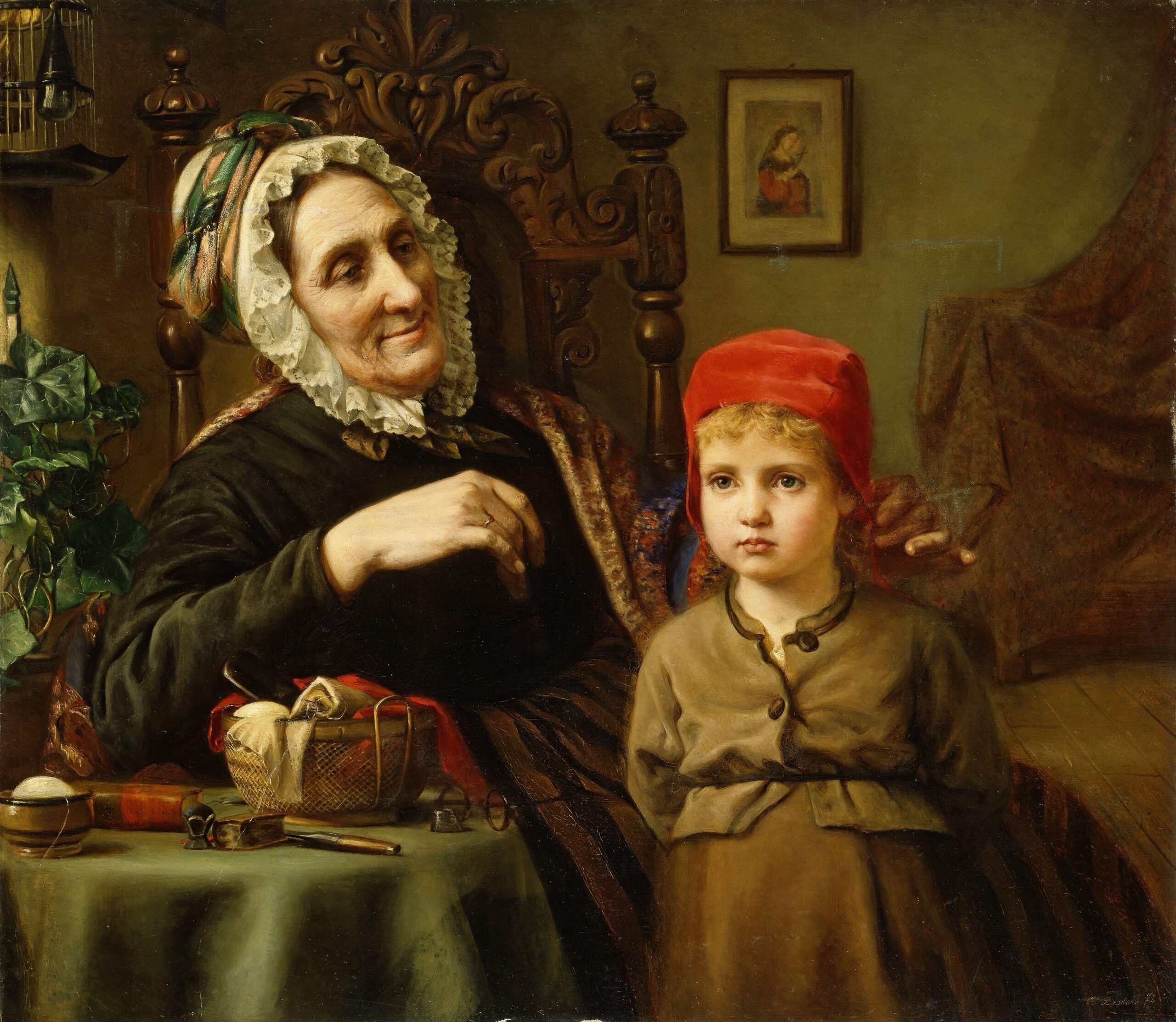 Little Red Riding Hood (1872) - Harriet Backer Tablo