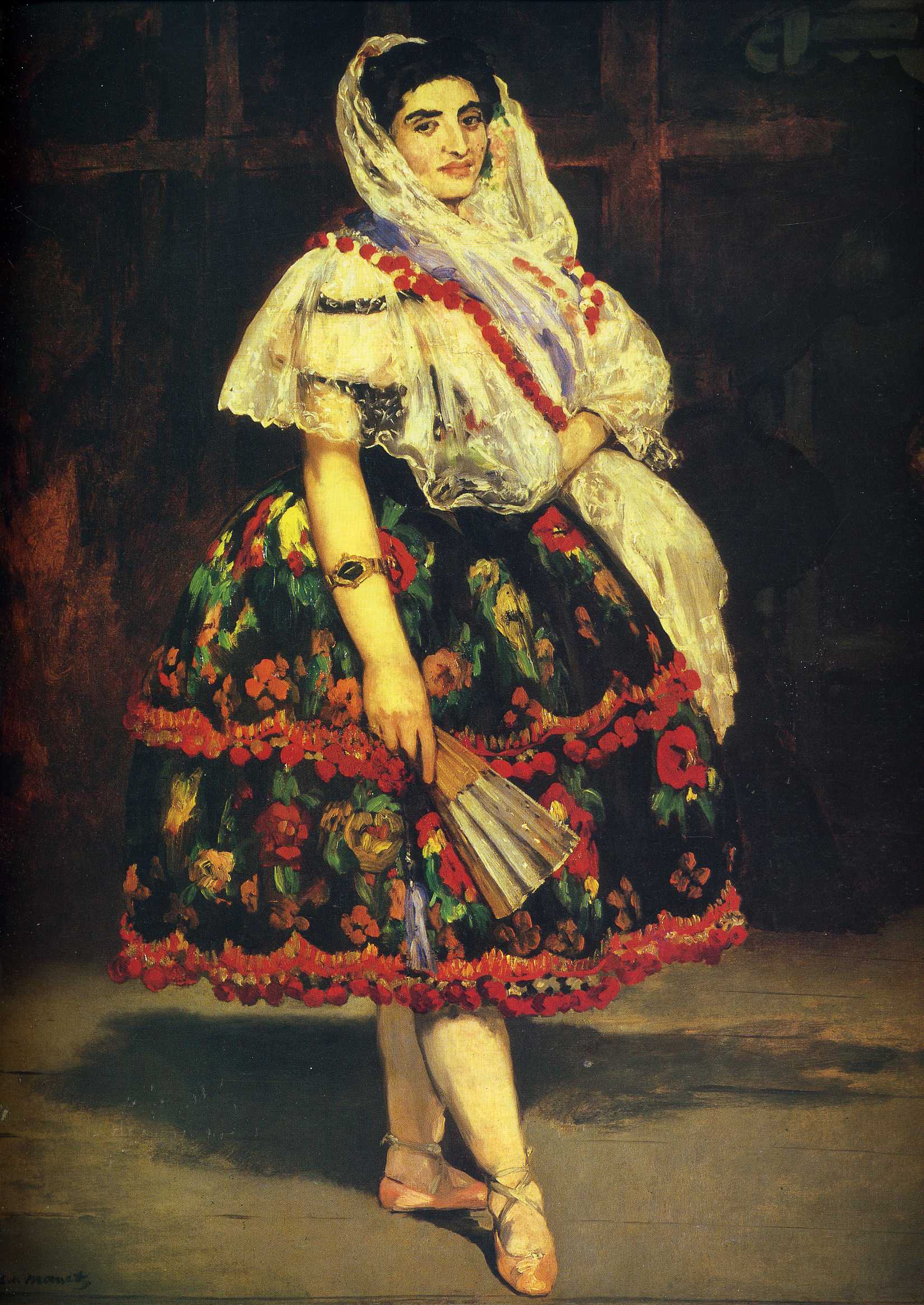 Lola de Valence (1862) - Edouard Manet Tablo