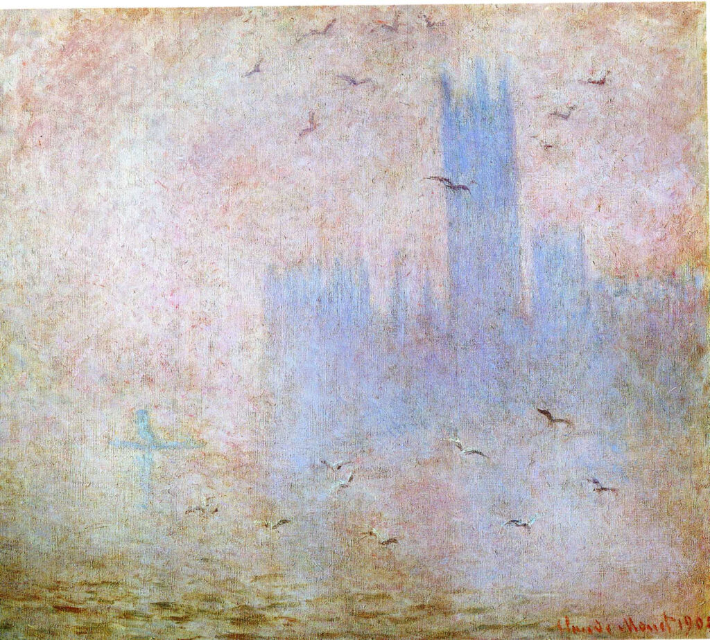 London Parlement (1905) - Claude Monet Tablo