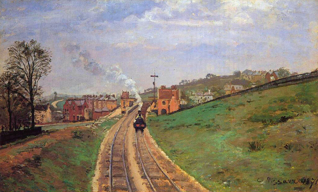 Lordship Lane Station, Dulwich (1871) - Camille Pissarro Tablo