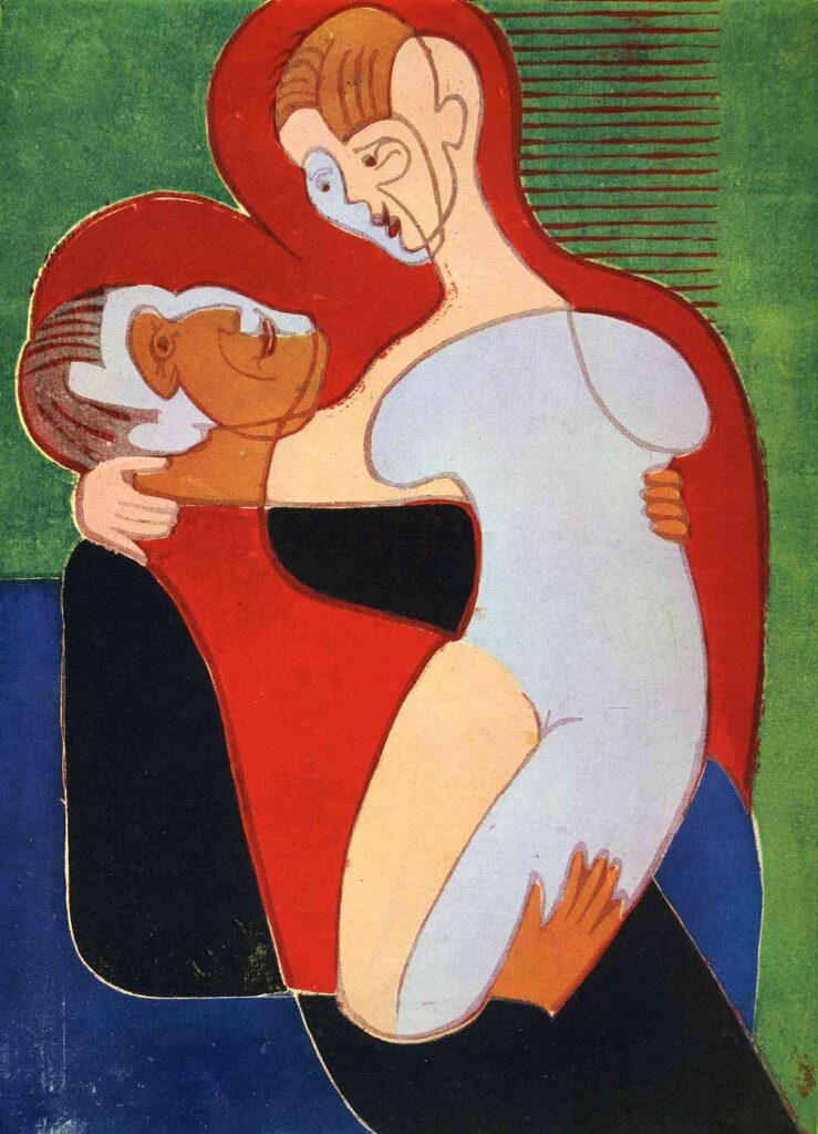 Lovers (The Hembusses) (1932) - Ernst Ludwig Kirchner Tablo