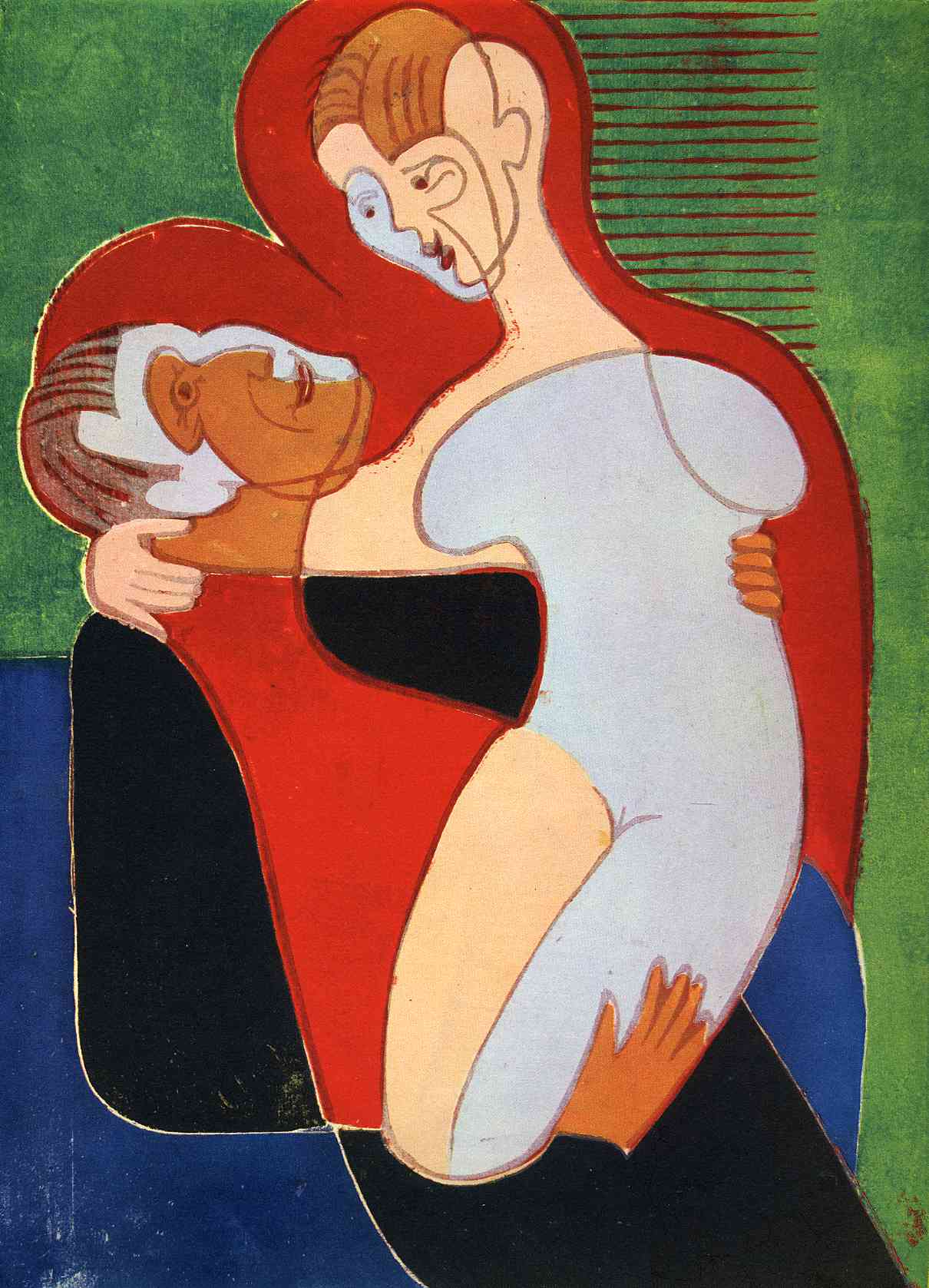 Lovers (The Hembusses) (1932) - Ernst Ludwig Kirchner Tablo