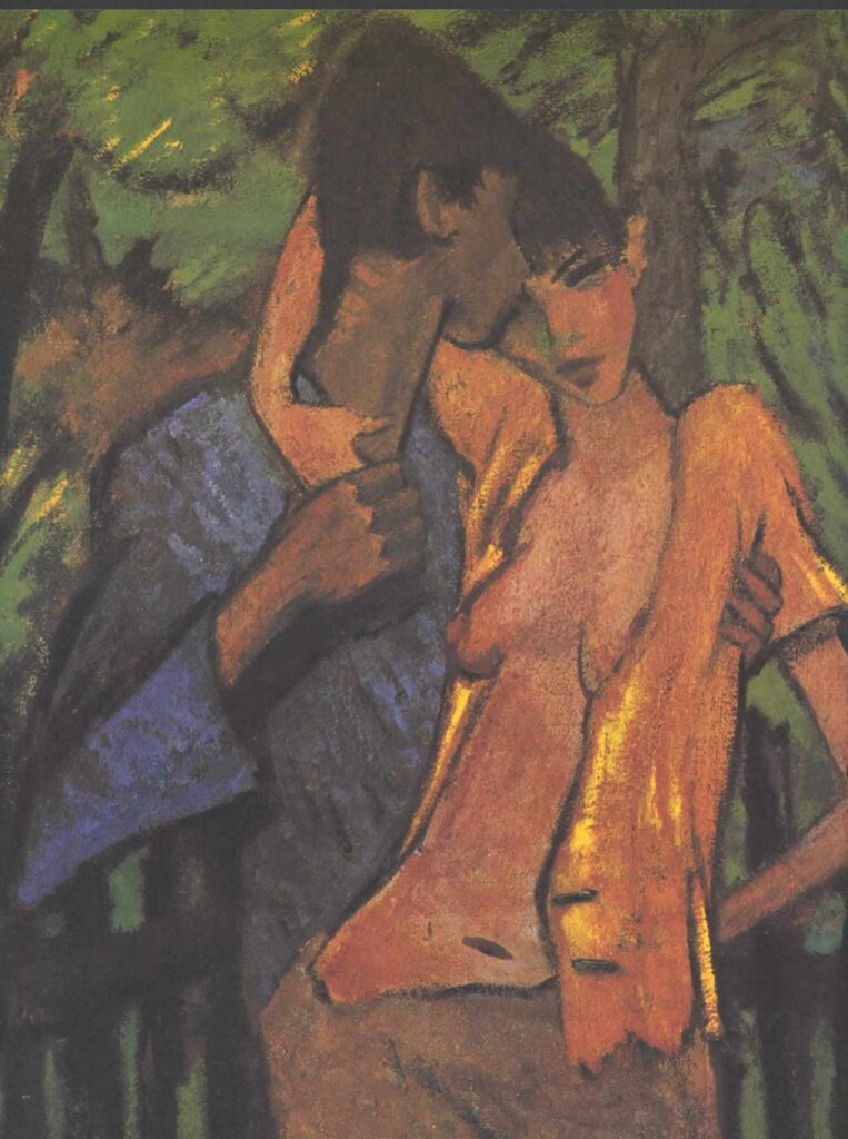Lovers - Otto Mueller Tablo