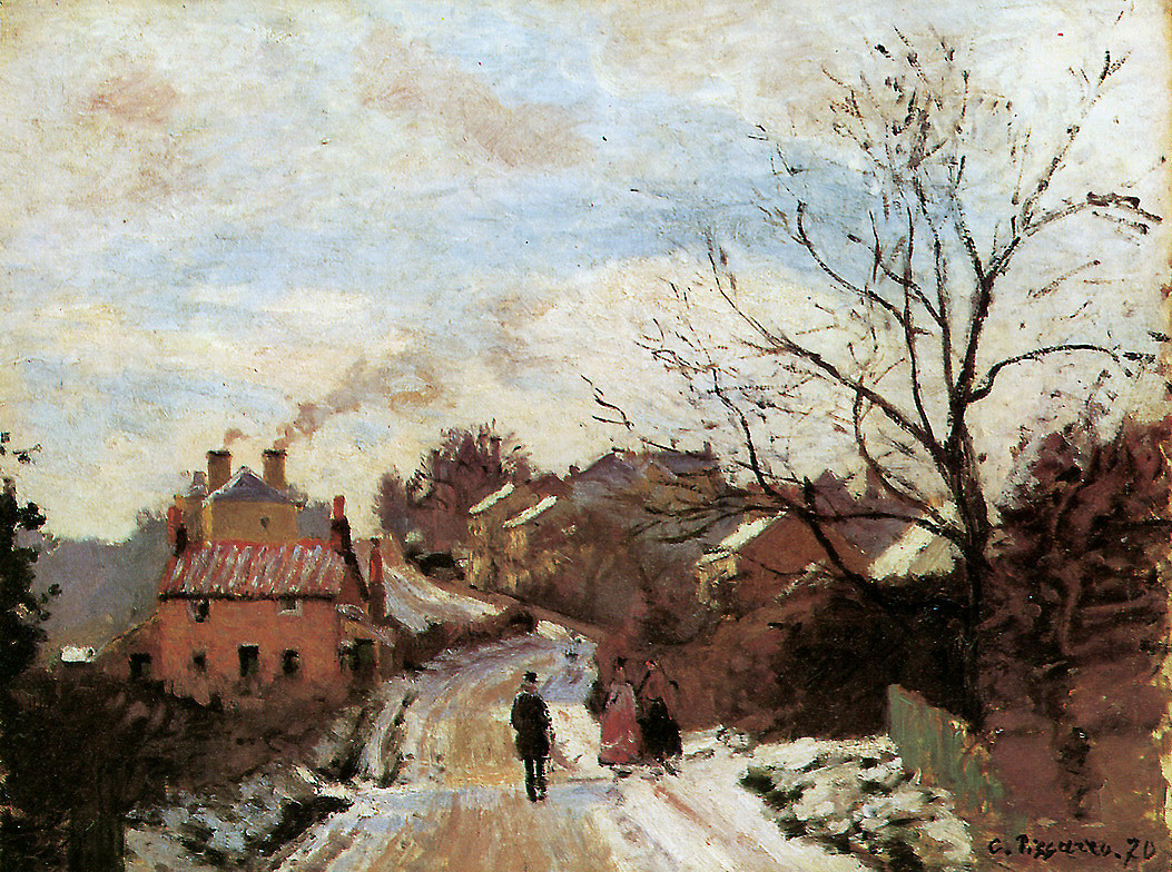 Lower Norwood (1871) - Camille Pissarro Tablo