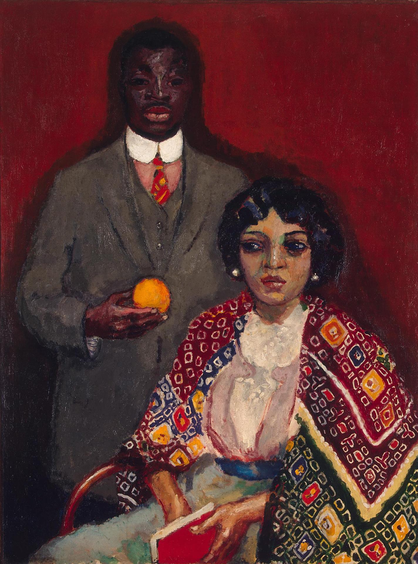 Lucie and her partner (1911) - Kees van Dongen Tablo
