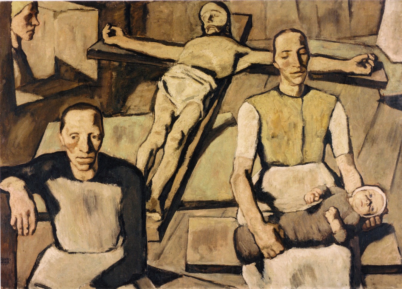 Mütter - Albin Egger-Lienz Tablo