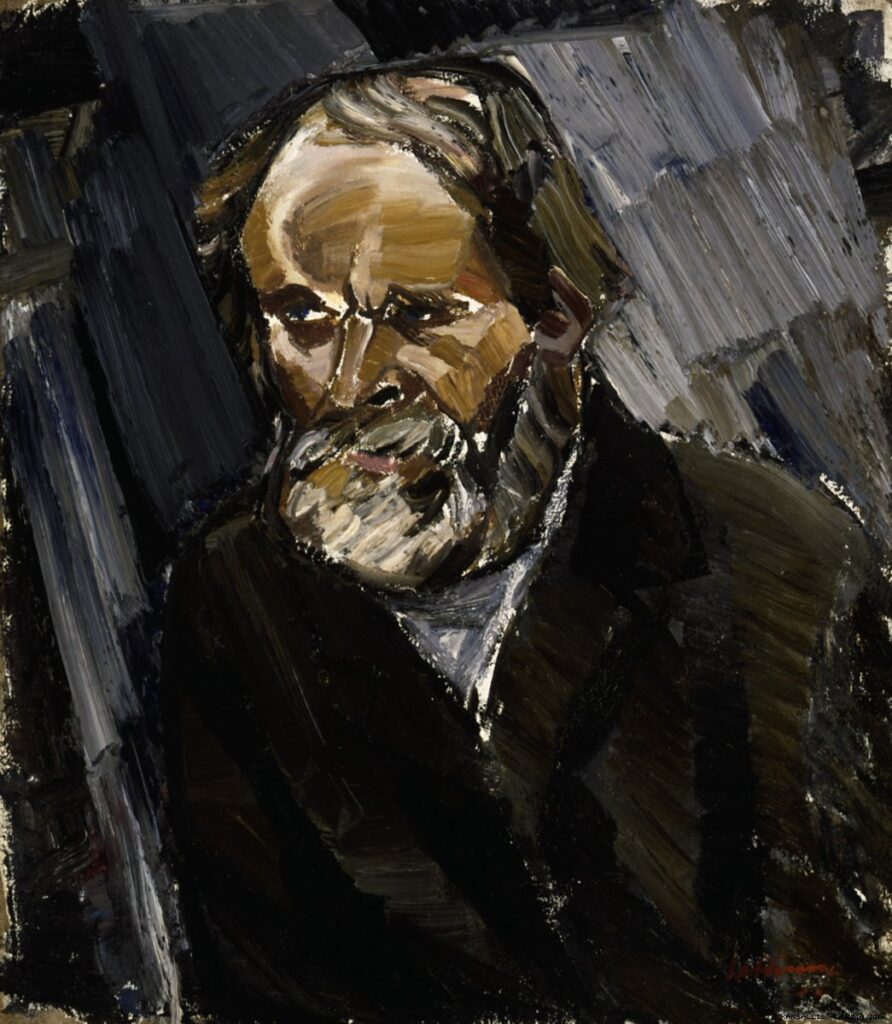 Maalaisukko, Osatutkielma Hihhuleihin (1918) - Tyko Sallinen Tablo