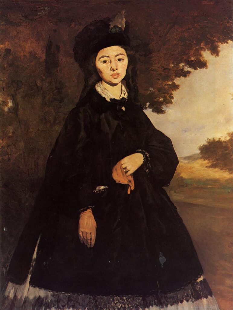 Madame Brunet (1865) - Edouard Manet Tablo