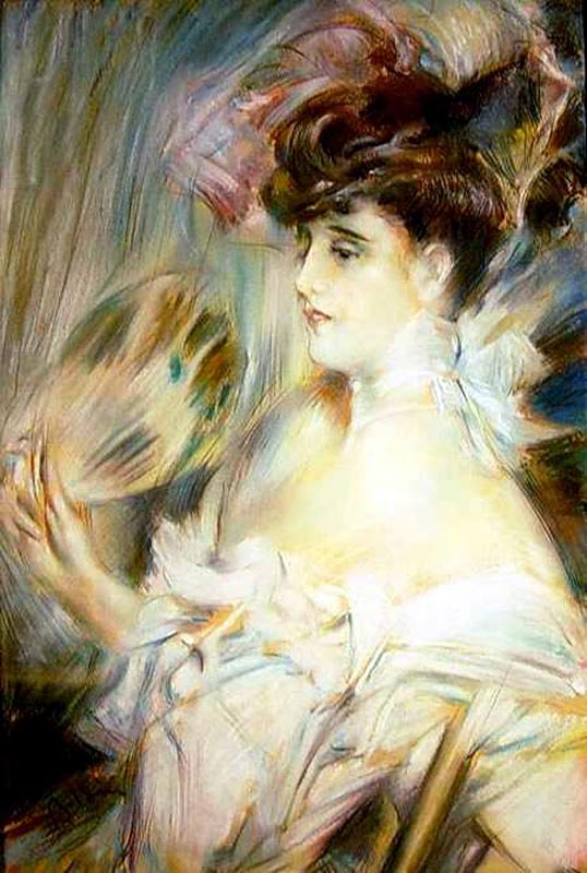 Madame Marie Louise Herouet - Giovanni Boldini Tablo