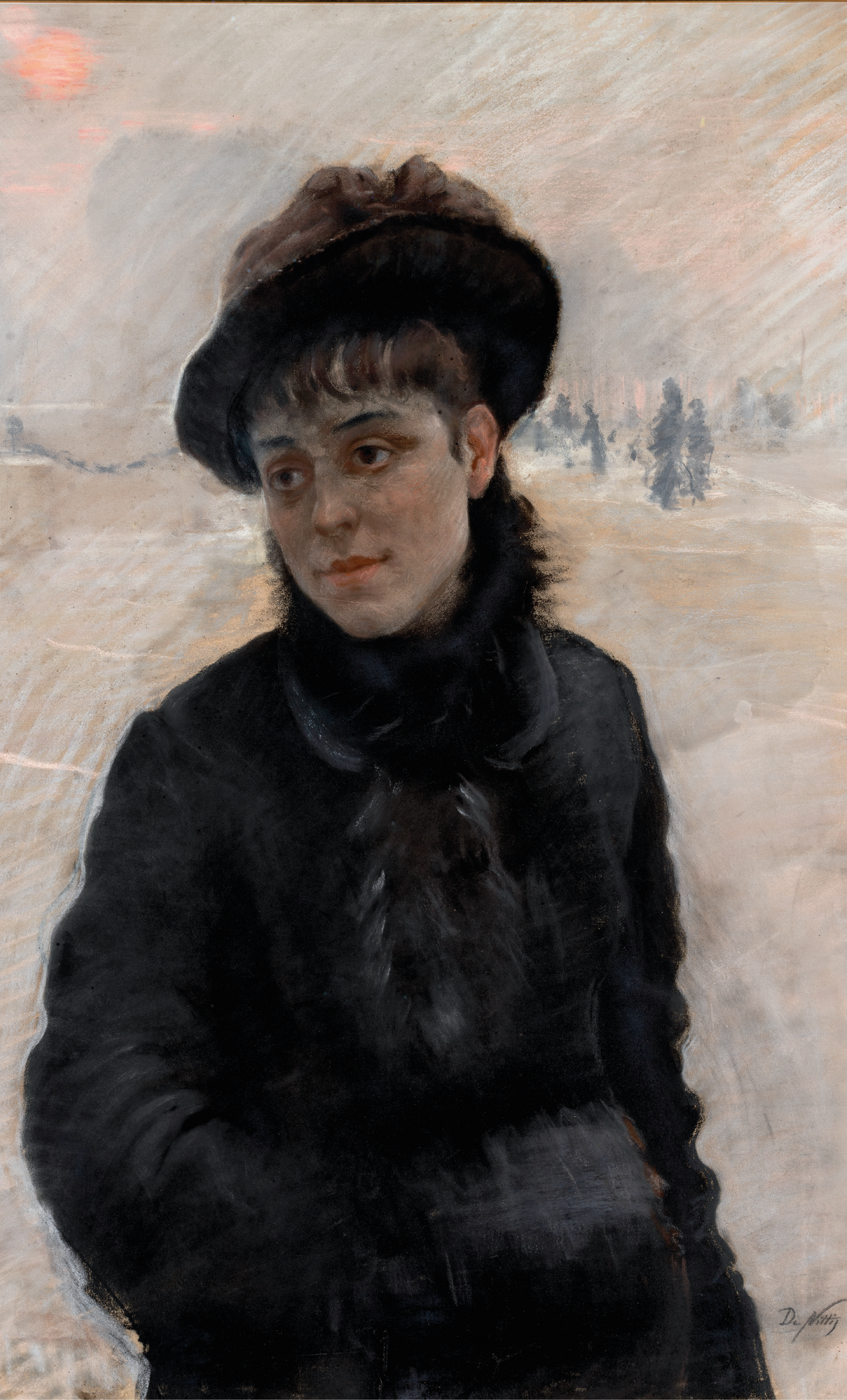 Mademoiselle Diogène (1874) - Giuseppe De Nittis Tablo