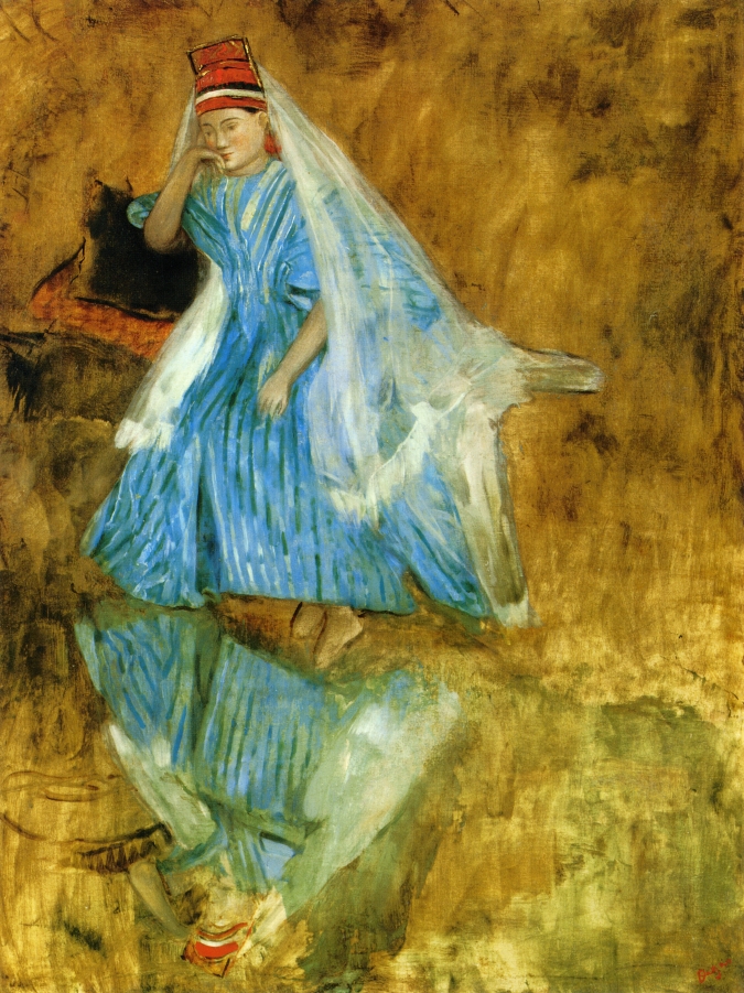 Mademoiselle Fiocre in the Ballet (1866) - Edgar Degas Tablo