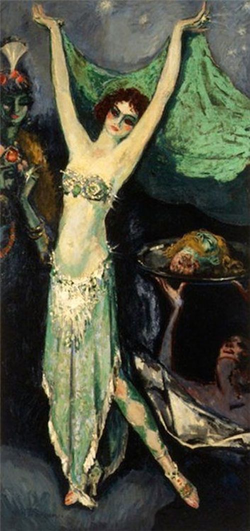 Mademoiselle Geneviève Vix Dans Le Rôle De Salomé (1920) - Kees van Dongen Tablo