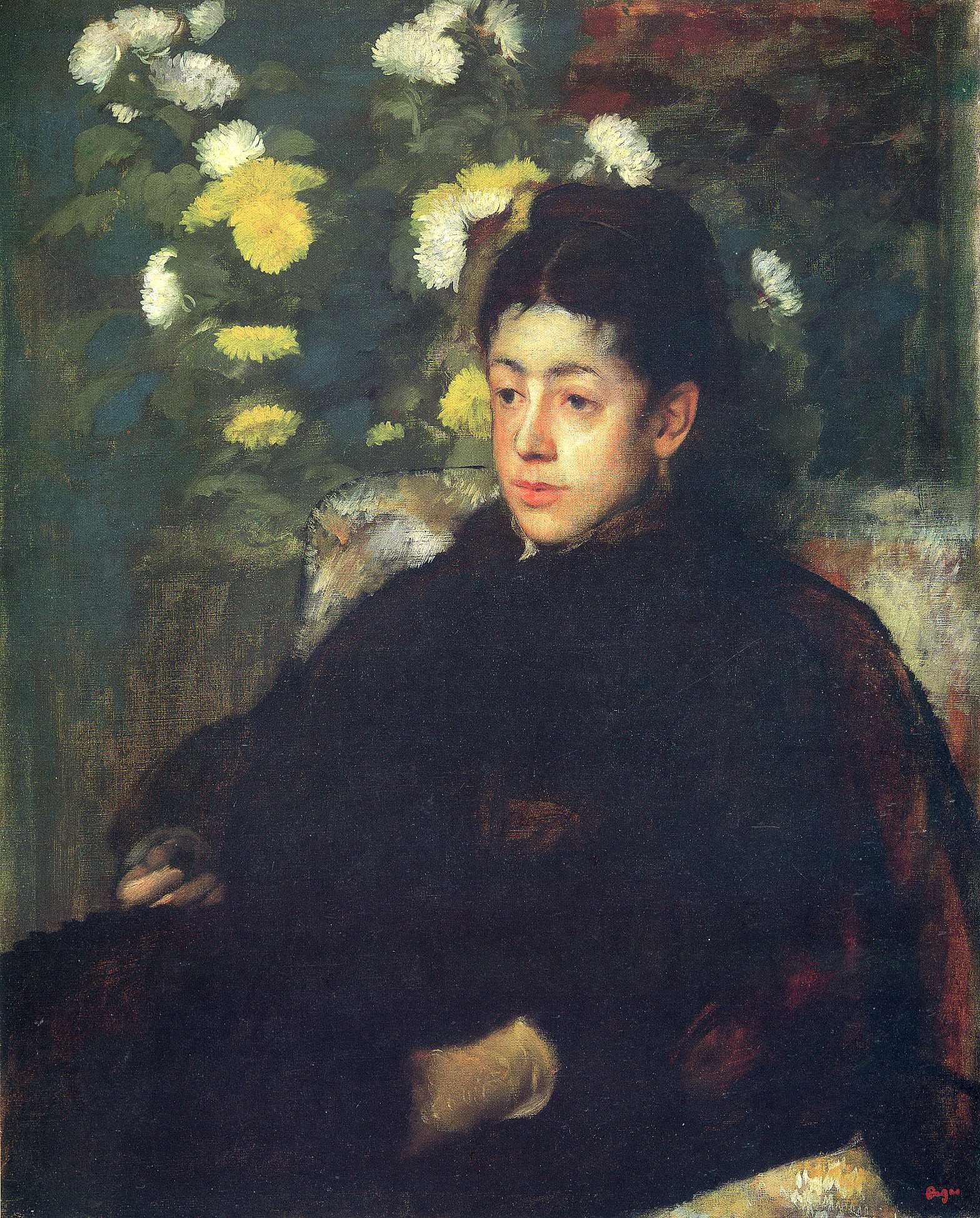 Mademoiselle Malo (1877) - Edgar Degas Tablo