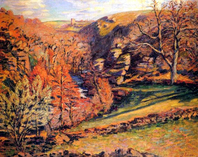 Madness Ravine, Crozant (1894) - Armand Guillaumin Tablo