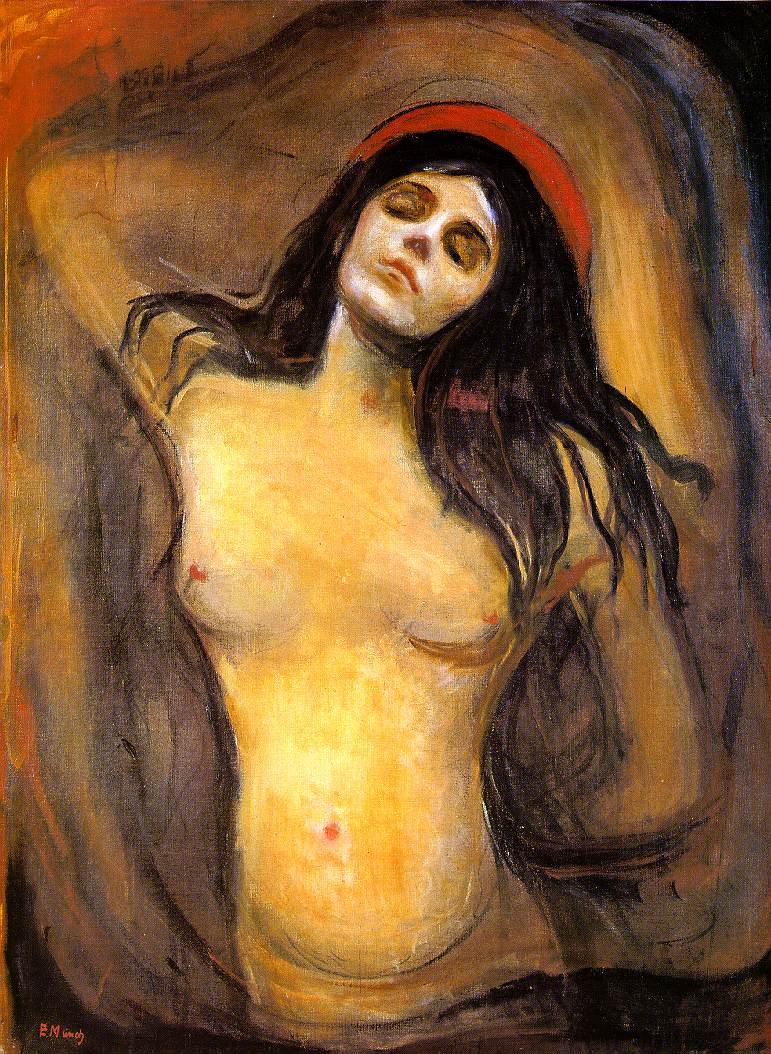 Madonna (1894) - Edvard Munch Tablo